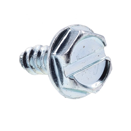 Prime-Line Sheet Metal Screw Self-Tap Hex Wash Head Sltd Dr No. 6 X 3/8in Zinc Plated Steel 50PK 9024925